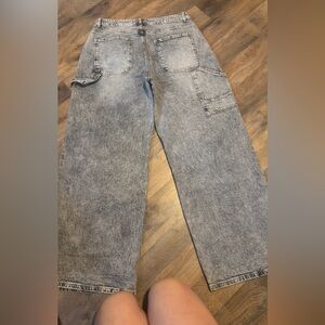 Windsor Gray Wide Leg Jeans